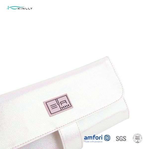 Изготовленный на заказ мешок макияжа холста молнии вокруг сумки холста косметической для женщин