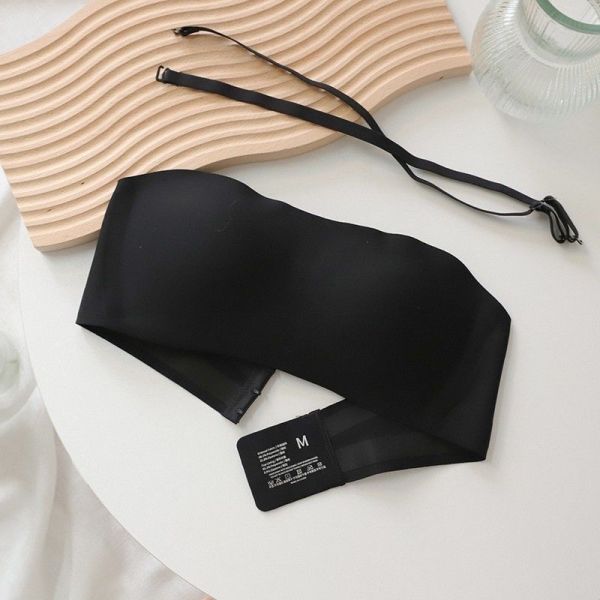 Women Anti-Slip Strapless Bra Invisible Comfortable Ladies Push up Strapless Bra for Women and Wedding Dress