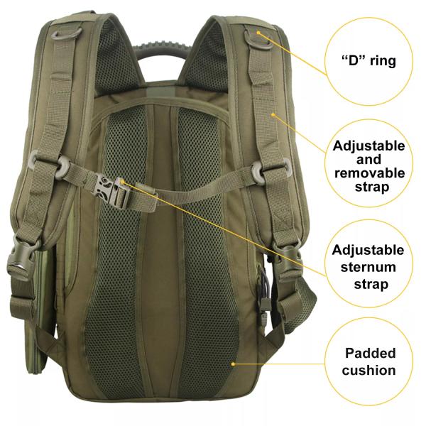 На открытом воздухе тактический рюкзак ноутбука