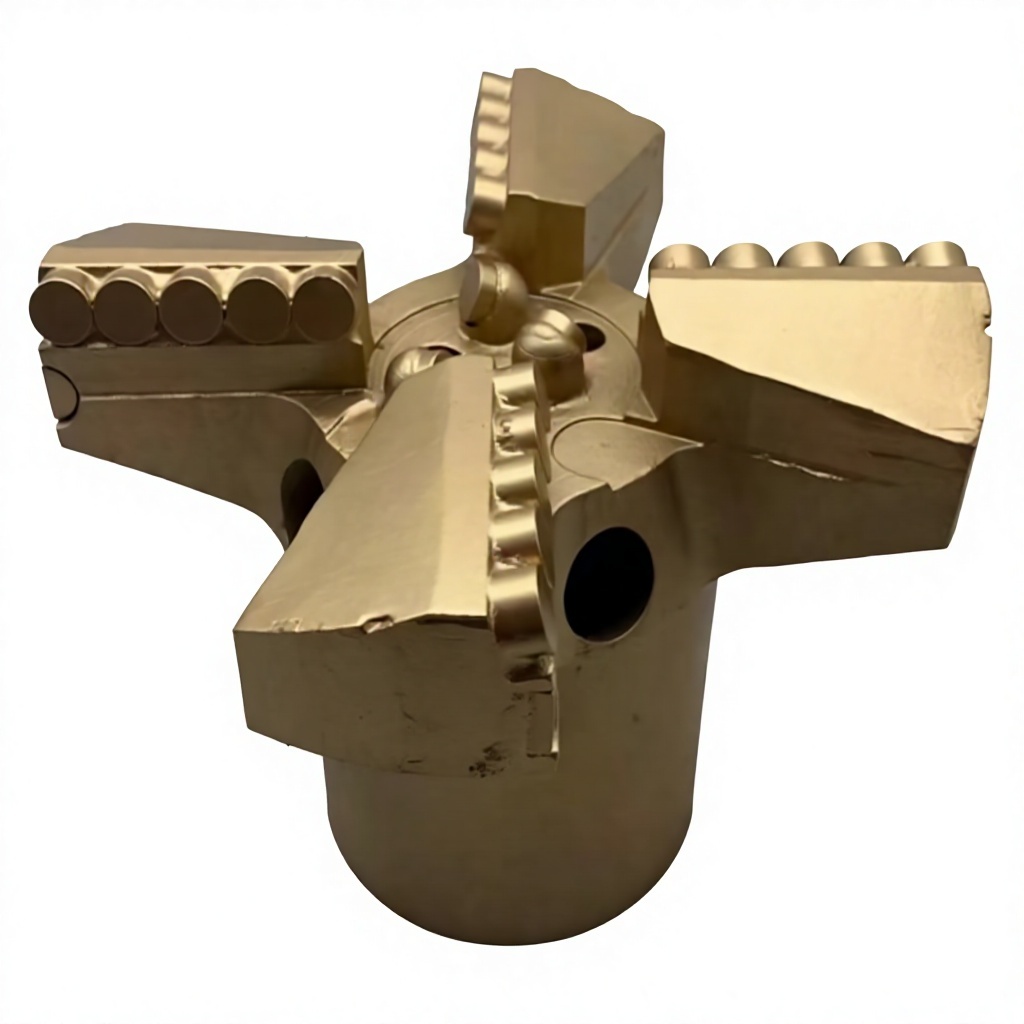 152mm Four Blades PDC Diamond Non Core Drill Bits for Water Well Drilling