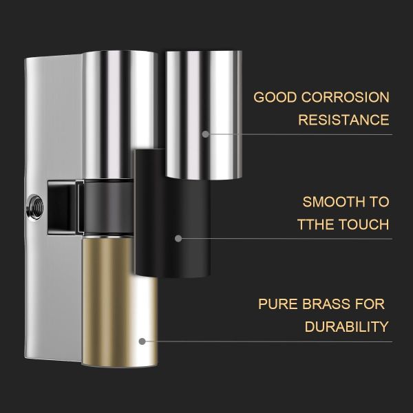 Super Polish Chrome Plated Solid Brass Body with 