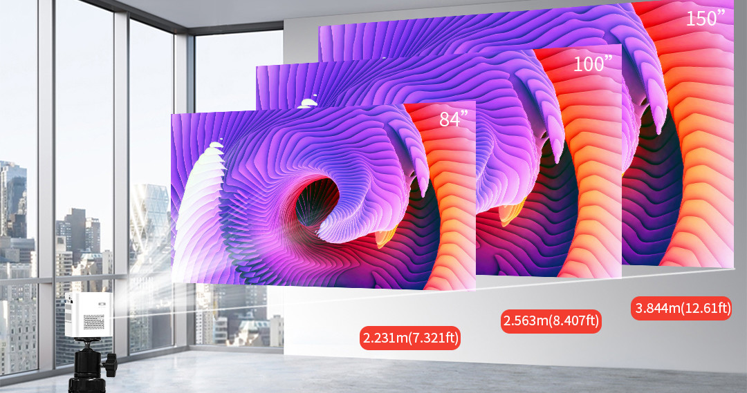 Мини репроектор СИД DLP андроида 4k кармана для домашнего на открытом воздухе театра