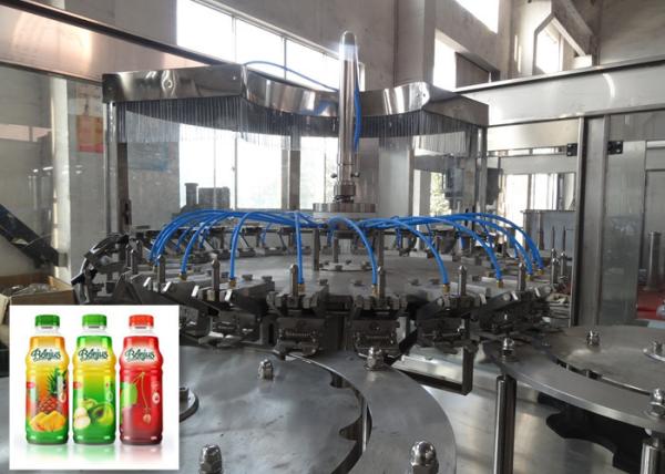 380V Fresh Blueberry Juice Filling Machine with 28mm / 30mm PE Standard Caps