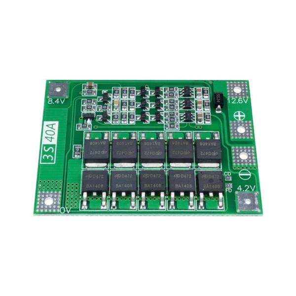 3S 40A 11.1V 12.6V 18650 Lithium Battery Charging Module PCB BMS