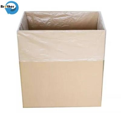 Waterproof Disposable PE Square Bottom Carton Box Liner Bag