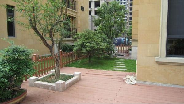 Personalização WPC Composite Decking Madeira Plástico Composite Decking Mothproof
