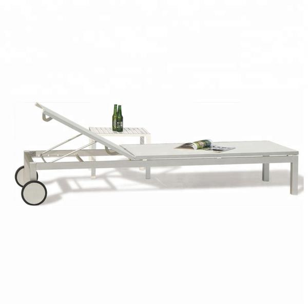 Кушетка шезлонга кресла для отдыха пляжа складчатости фаэтона Alumium современная складывая