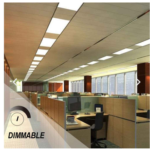 6000 Lumens 2x4 LED Flat Panel Troffer Light 44 Watts 4000K 120-277V