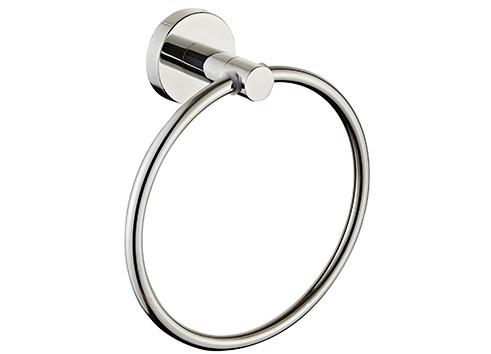 Modern Simple Classical Bathroom Towel Ring Holder Sus304 Oem Wall Mounted Polished Chrome