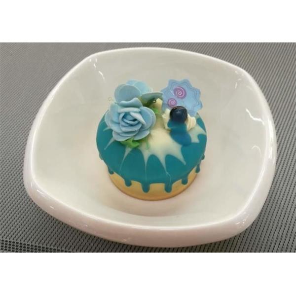 Вес 200г диаметра 5км шара набора обедающего фарфора квадратного шара Унбакед белый НЕИЗВЕСТНЫЙ