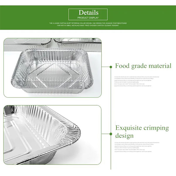 Одноразовые пирожные блюда из алюминиевой фольги