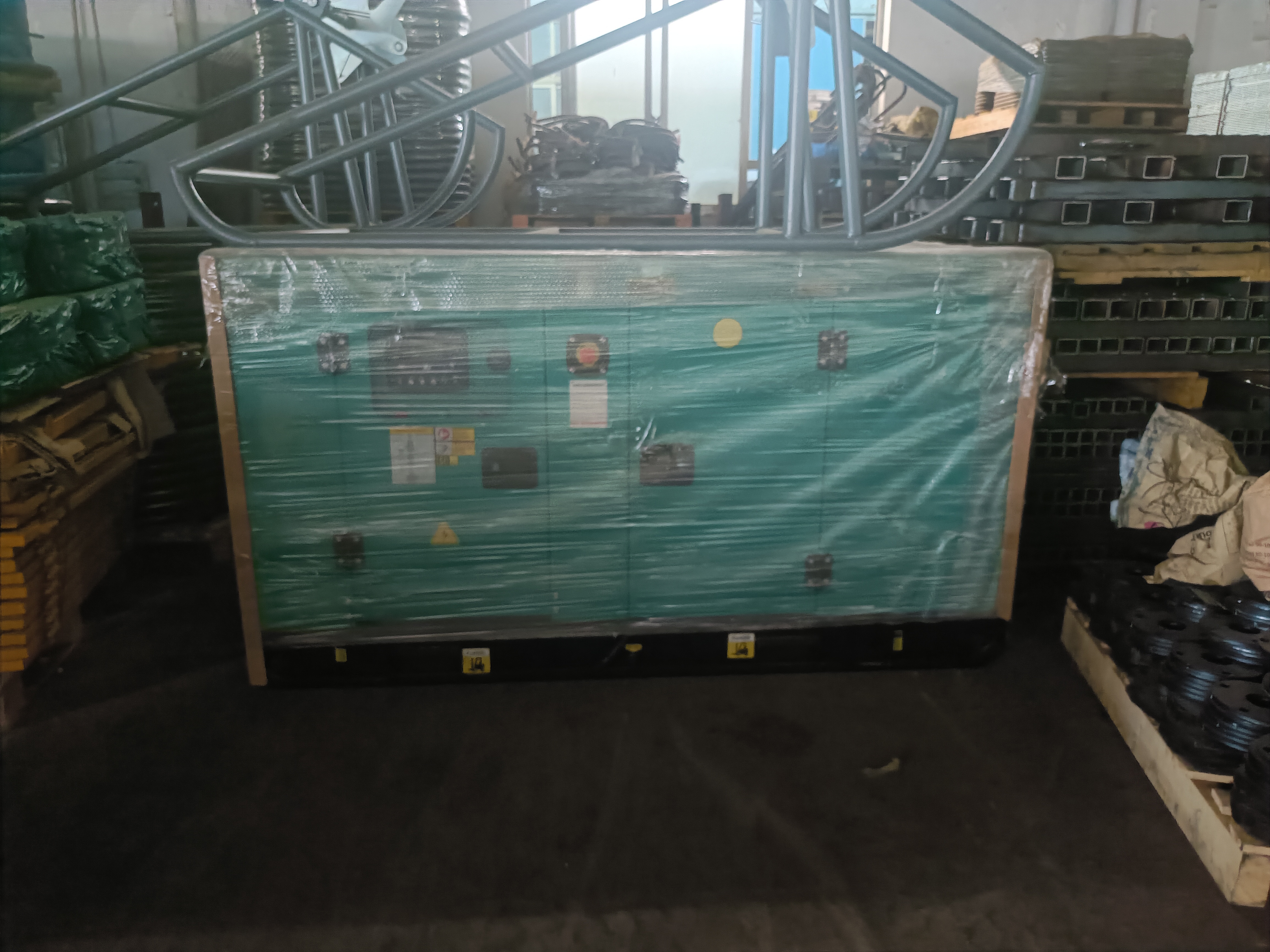 100kVA Diesel Generator Set with Soundproof Canopy and Stable Voltage Output for Continuous Field Operation