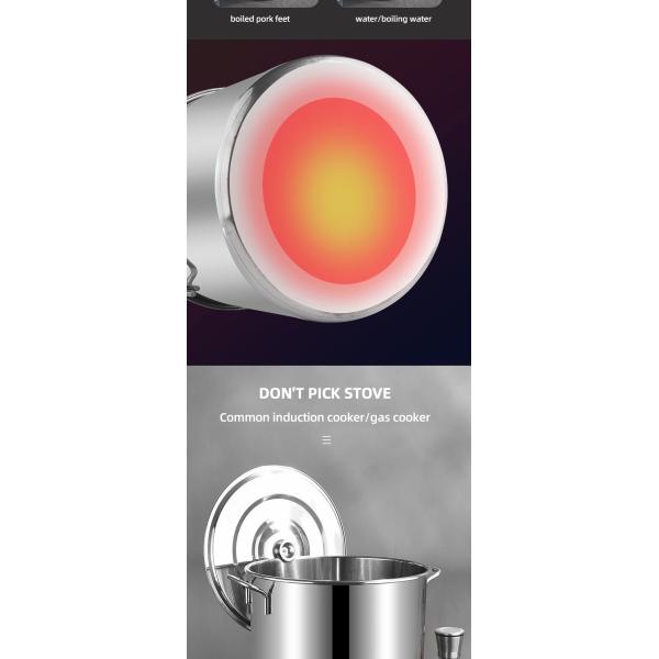 Бак коммерчески ведра нержавеющей стали 201 сверхмощный варя