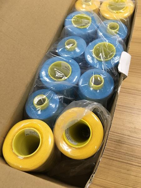 3000 jardas 40/2 de linha costurando poli para a roupa que tricota manualmente
