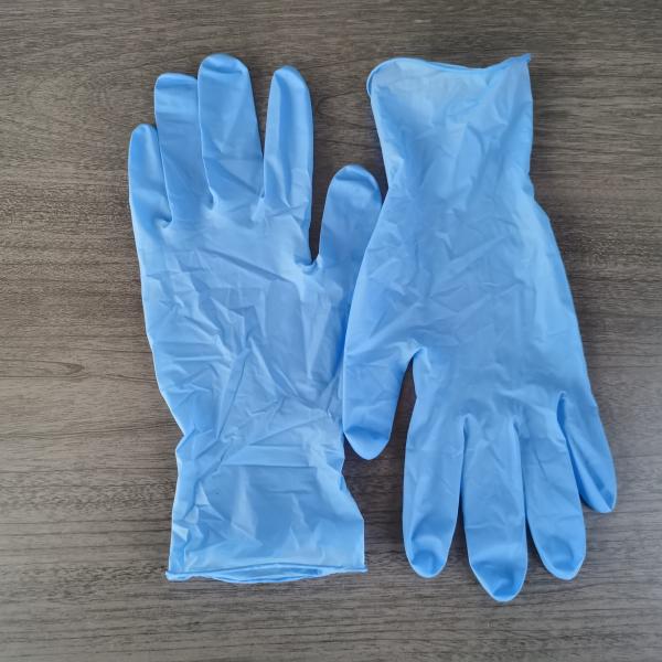 4.5g Disposable Nitrile Glove Hospital 24CM Disposable Nitrile Exam Gloves