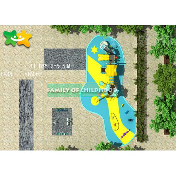 Крутая коммерчески спортивная площадка устанавливает детей возраста высоких цветов безопасности ярких небольших с скольжением