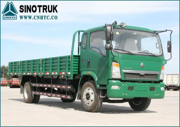 Sinotruk Howo Light Dump Truck Drive Wheel Red Color Cummins Engine