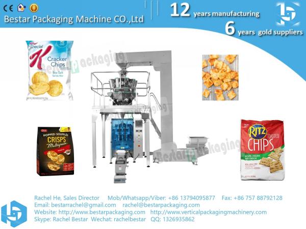 Bestar automatic packing machine for PE bag gusset bag granule products packaging BSTV-450AZ