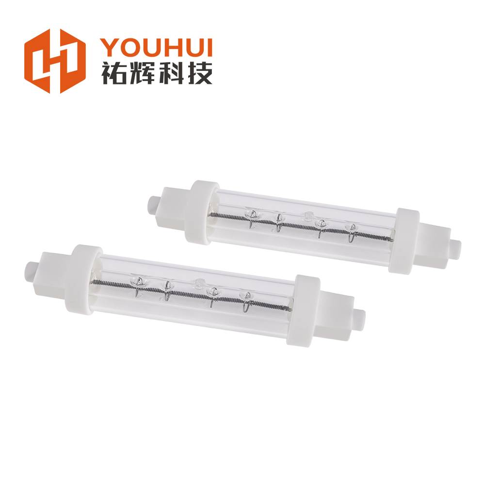200-4000W Single Tube Halogen Infrared Heater Lamp with 5000h Lifetime and 55-575V Voltage for Industrial Heating