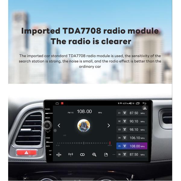 Ford FUSION 2009-2012 Автомобильный DVD 10,1 дюйма HD мультимедийный стерео с GPS/BT/FM радио/Carplay