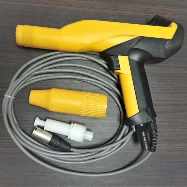 200 mm Distância de pulverização Pistola de revestimento de pó eletrostático para projetos de revestimento de plástico