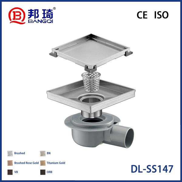 DL-SS147 Drainage de plancher en acier inoxydable européen