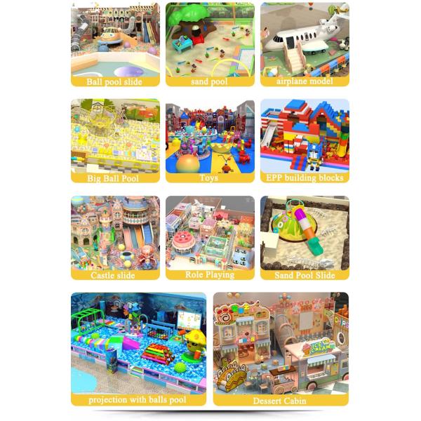 Professional Soft Indoor Commercial Playground Equipment / Jump Trampoline Park