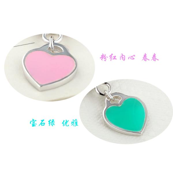 925 sterling silver bead chain enamel love bracelet wholesale