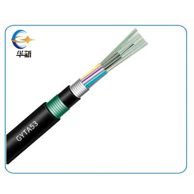 Sous-sol enterrement direct Ug extérieur tube lâche blindé GYTA53 câble à fibre optique