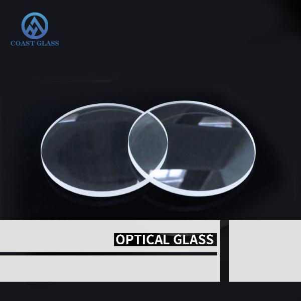 Flat Circle Shaped Glass Cut To Size CCTV Camera Cover Glass