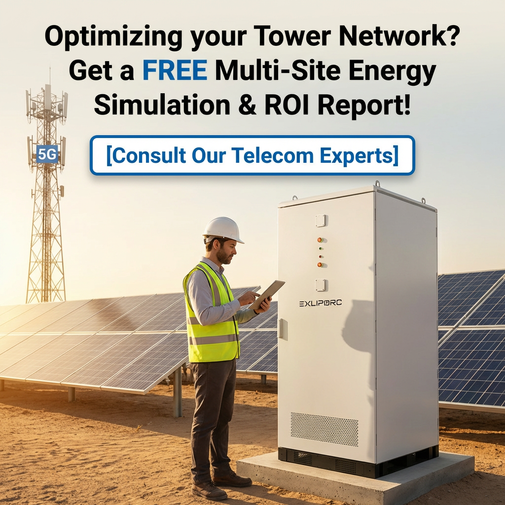 5G Telecom Base Station BESS 125kW 261kWh Solar Storage Diesel Replacement Power Solution