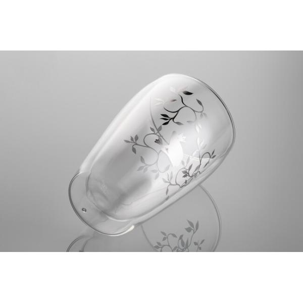 12 Ounce Double Wall Drinking Glass 340ml Borosilicate Glass Insulated Tumbler