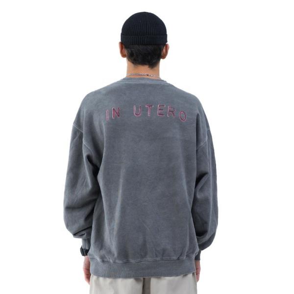 Men'S Acid Wash Jumper Cotton Plain Custom Crewneck Sweatshirt 3d Full Printed