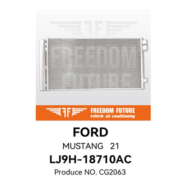 LJ9H-18710AC Condenseur de climatisation en aluminium pour Ford Mustang MACH-E 2021