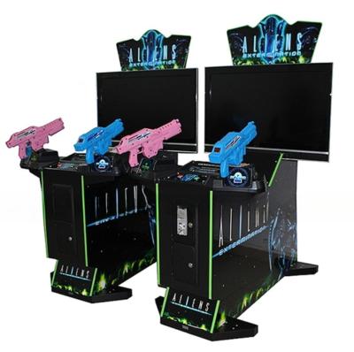 4 In 1 Aliens Shooter Arcade Machine Customizable Interactive