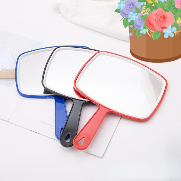 Extra LOGO Yes Small Hand Mirror Compact Custom Dressing Makeup Handheld Held for Daily