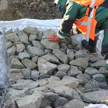 ASTM A975 Certified Gabion Basket 2.7mm Wire Galfan Coated for Slope Stabilization & Erosion Control Projects