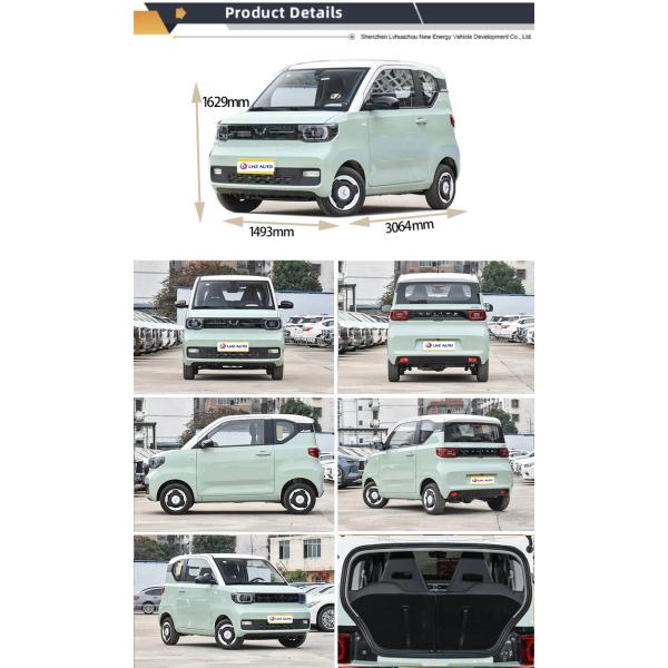 2024 Wuling Mini Electric Car Convertible Pure Electric SUV with Lithium Ion Battery