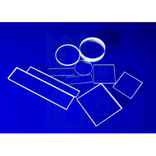 2.2g / Cm3 Quartz Fused Silica Plate Transparent Uv High Transmittance