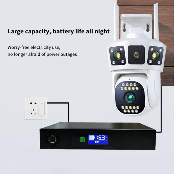 DC 60w 17600-41600mah UPS резервная мощность для ноутбука и Wi-Fi маршрутизатора
