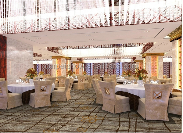 Sample Eco-Friendly Nylon Printed Wall to Wall Hotel Modern Design Ballroom Carpet