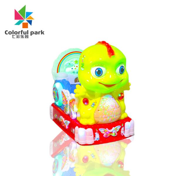 Kids Game Machine Coin-Operated Shake Truck Commercial New Electric Music Yellow Dinosaur Rocker