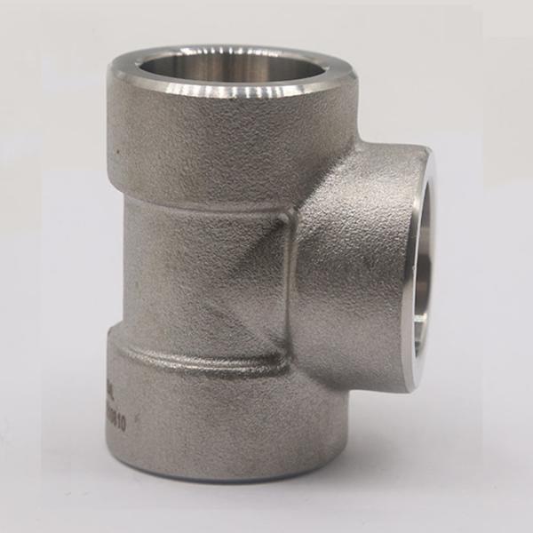 Forged Pipe Parts 9000LB Carbon Steel Tee Customized