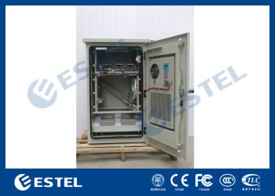 Waterproof Sandwich Structure Outdoor Wall Mounted Cabinet With Telecom Power System And Battery