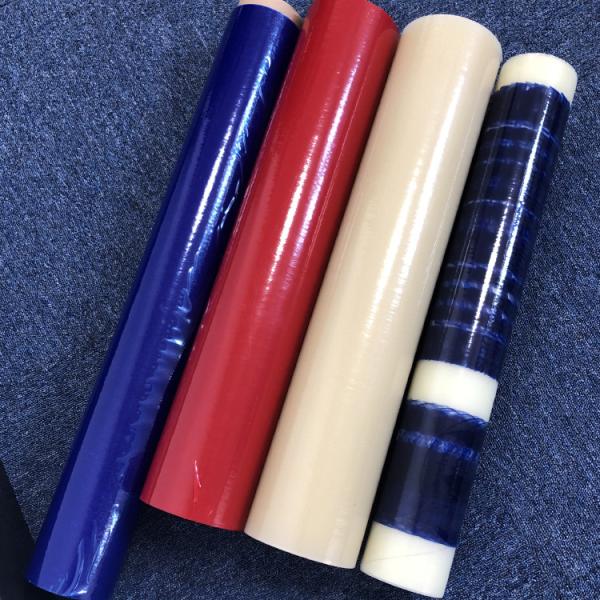 Customized Logo Printing 60CM * 25M 50M 100M Carpet Protection Tape Film For Exhibition