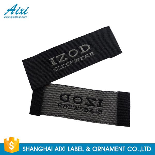 Satin Silk Printing Garment Clothing Label Tags Woven Customize Design