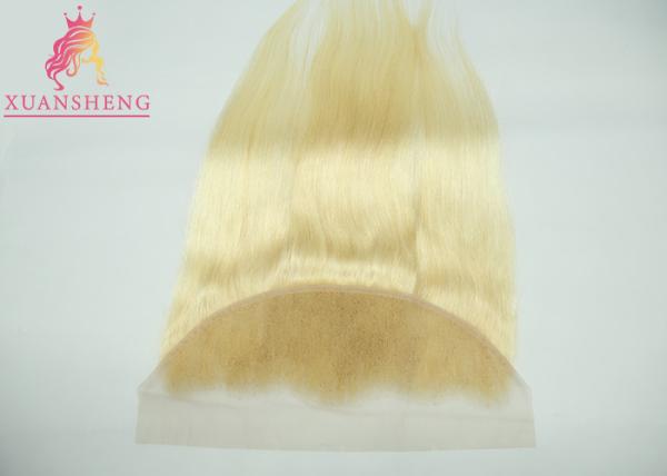 Straight #613 Brazilian Blonde Lace Hair / Full Lace Frontal Closure 13x4 Weave