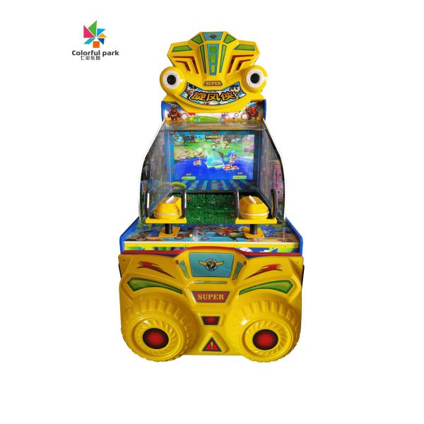 Нажим чеканит игровой автомат стрельбы воды человека летания вихря