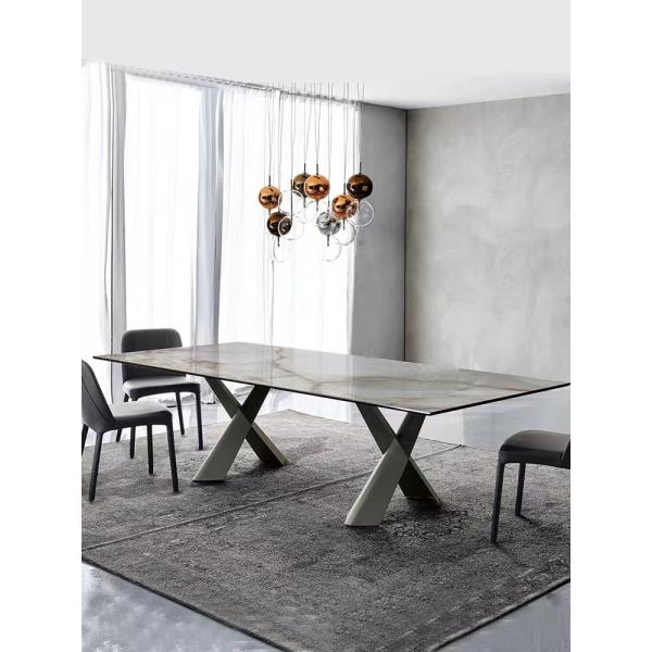 luxury rectangular dining table set 4 seater 6 8 dining room furniture marble dining table