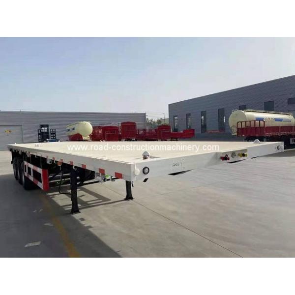 Трейлер Q345B контейнера полезной нагрузки 45ton 40Ft планшетный Semi стальной
